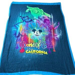 Wait Disney World world of color Disney California adventure blanket